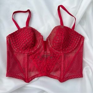 Victoria’s Secret red dainty bra size 32C
